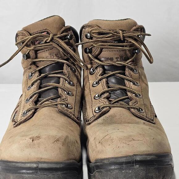 Red Wing Shoes 435 King Toe Work Boots Mens Size US 8 EUR 41 E2 Brown Leather main image 5